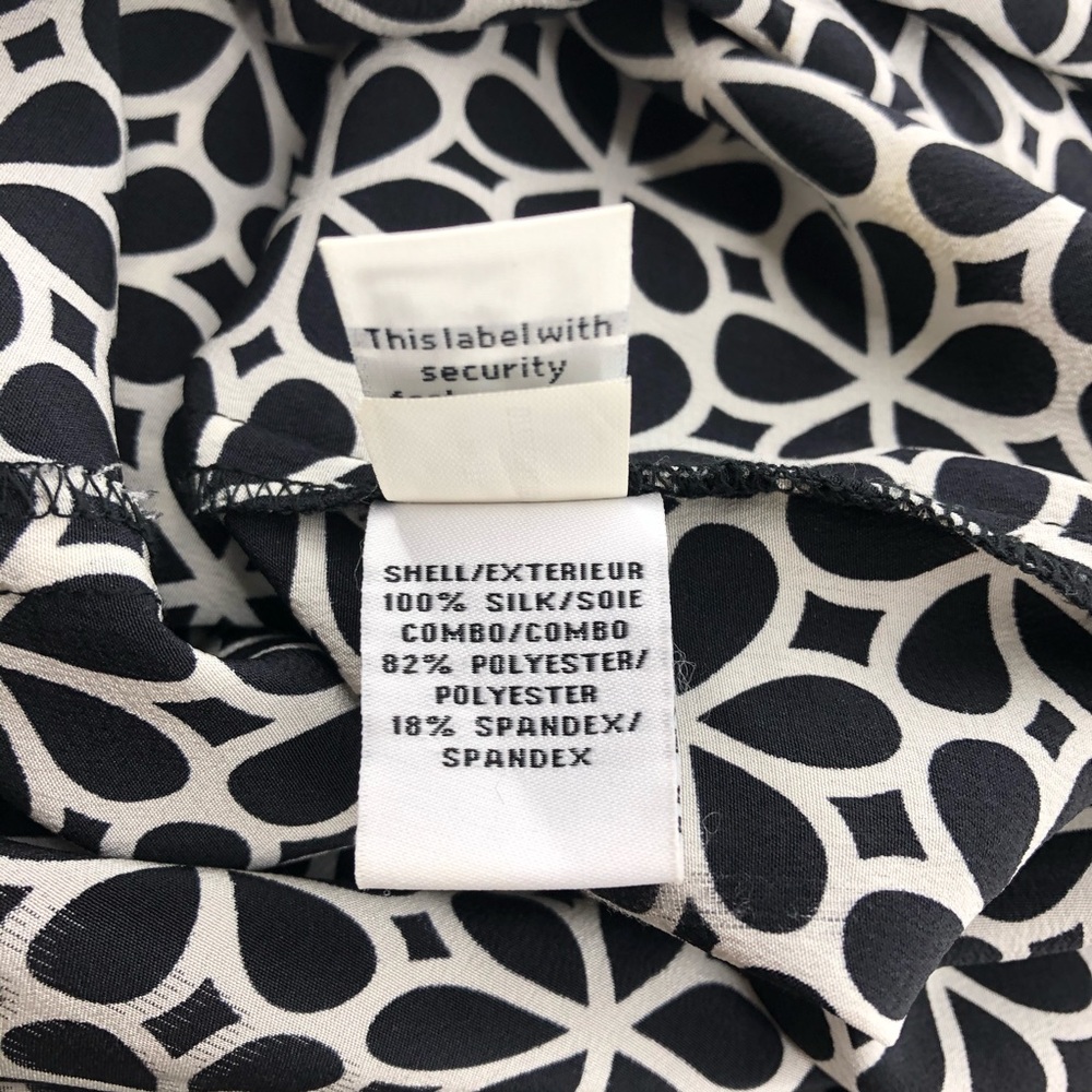 Diane Von Furstenberg Black/White Button Up Dress - Picture 4 of 7